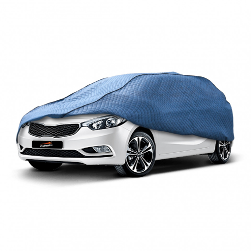 Car Cover CARPASSION 1001030 PILLOW HATCHBACK L Blue