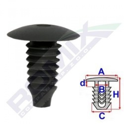 Trim clips ROMIX A12301 AUDI, BMW, FORD, OPEL, SEAT, SKODA, VW