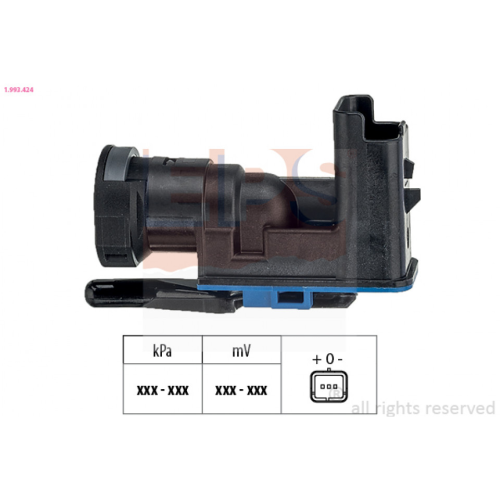 Pressure Sensor, brake booster EPS 1.993.424