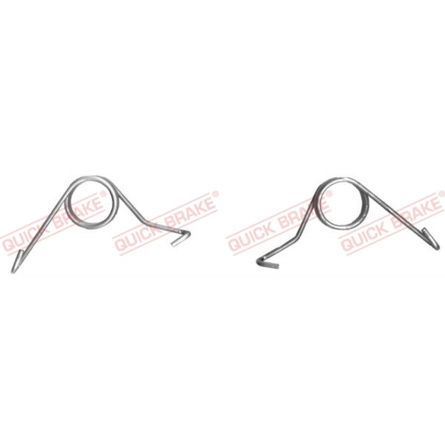 Repair Kit, parking brake handle (brake caliper) QUICK BRAKE 113-0501