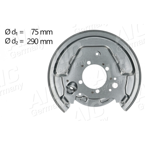 Splash Panel, brake disc AIC 58833