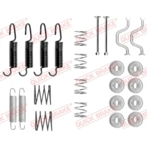 Accessory Kit, parking brake shoes QUICK BRAKE 105-0816