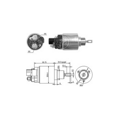 Solenoid Switch, starter ERA ZM978