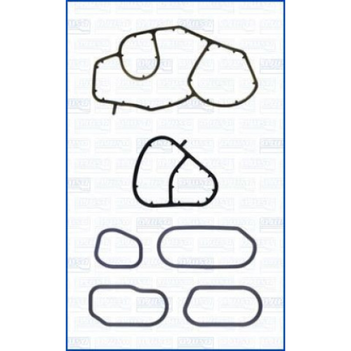Gasket Set, oil cooler AJUSA 77026700