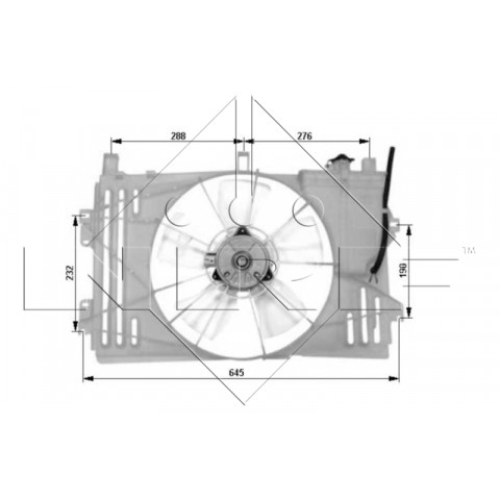Fan, radiator NRF 47053