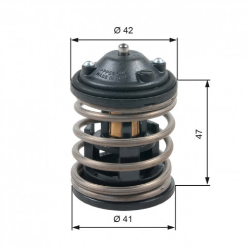 Thermostat, coolant GATES TH47487G1