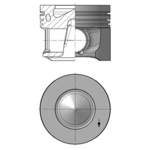Piston KOLBENSCHMIDT 41264600