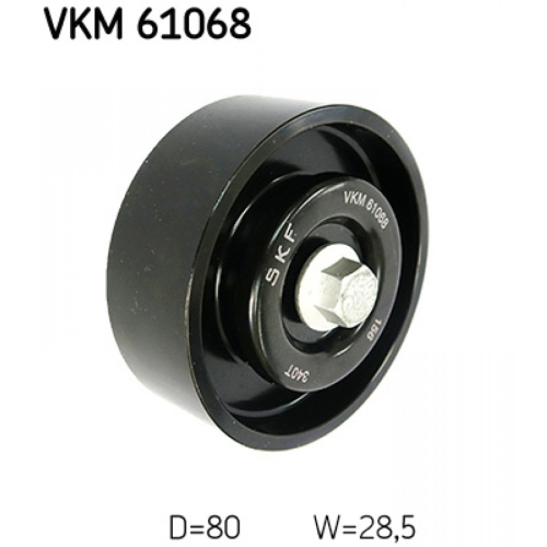 Deflection/Guide Pulley, v-ribbed belt SKF VKM 61068