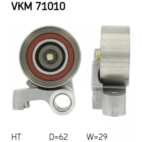 Tensioner Pulley, timing belt SKF VKM 71010
